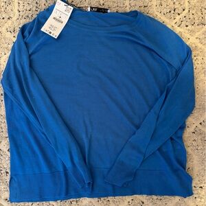 Zara Vibrant Blue Knit Top
